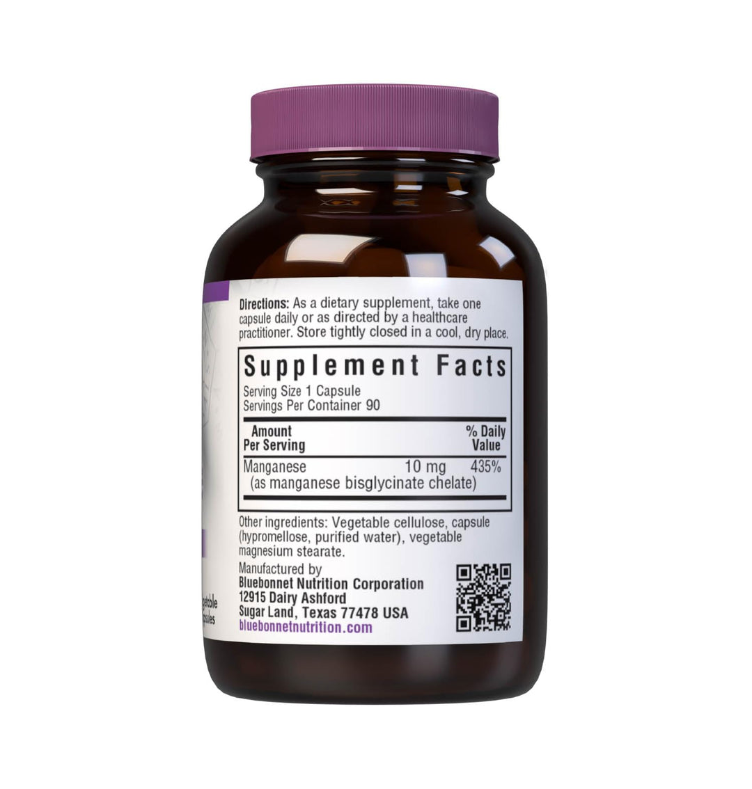 Nutrition Albion Chelated Manganese, Amino Acid Chelate, Soy, Dairy & Gluten-Free, Non-GMO, Kosher Certified, Vegan, 90 Count