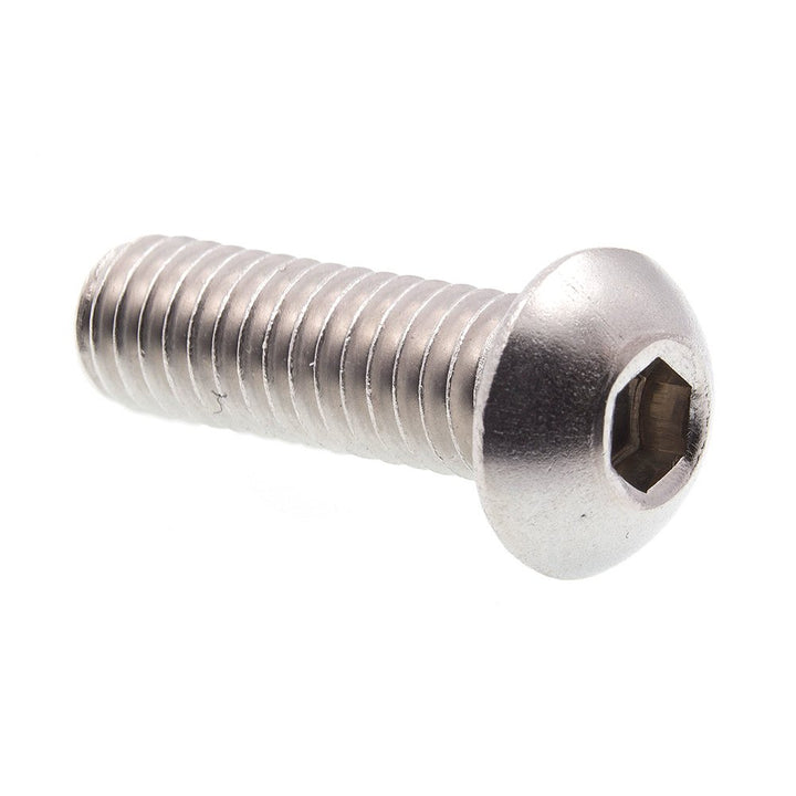 Prime-Line 9169971 Socket Cap Screws, Button Head, Hex (Allen) Drive, 5/16 in-18 X 1 in (10 Pack)