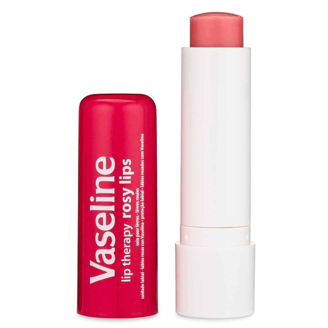 Lip Therapy Rosy Lips | Lip Balm with Petroleum Jelly for Providing Your Lips with Ultimate Hydration and Essential Moisture to Treat Chapped, Dry, Peeling, or Cracked Lips; 0.16 Oz (3-Pack)…