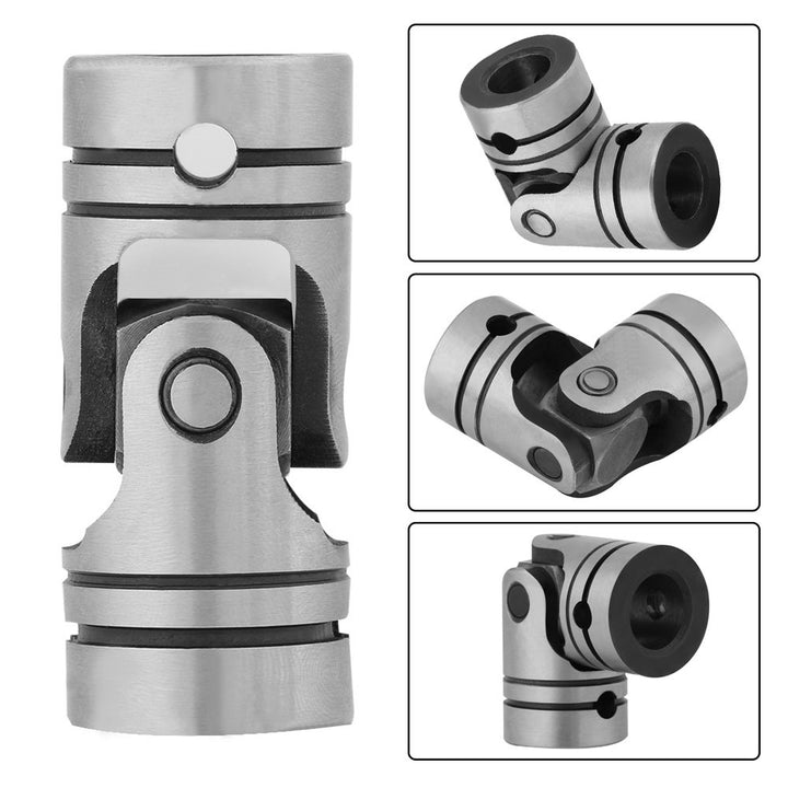 Universal Joint, Universal Joints, Universal Joint Coupling, Universal Joint Shaft 16mm/20mm Outer Diameter Steel Shaft Coupling Motor Connector DIY Steering(16mm)