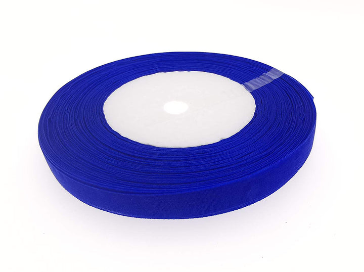 Sheer Organza Ribbon (Royal Blue, 3/8 x 50 Yards)