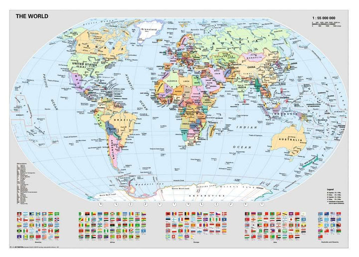 15652 Political World Map - 1000 Piece Puzzle Puzzle