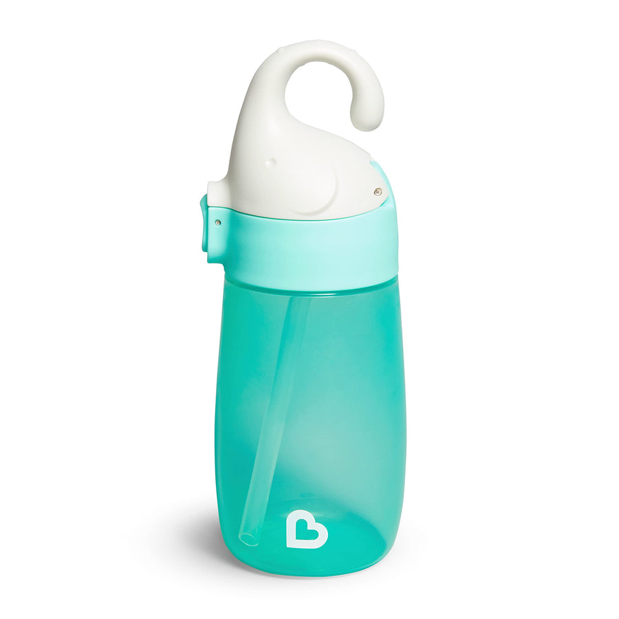 ® Flip n Lock™ Elephant Toddler Straw Cup, 12 Ounce, Mint