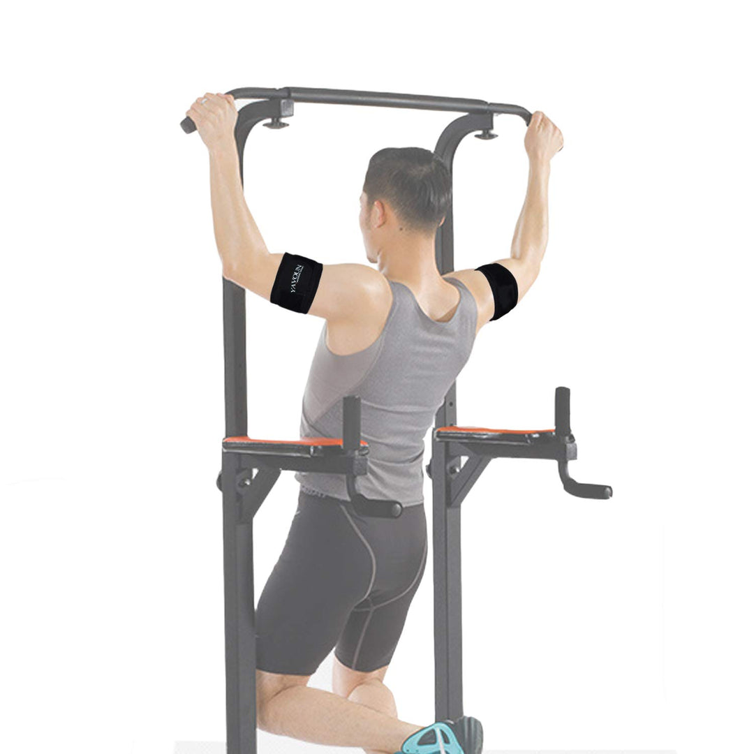 Plus Size Bicep & Tricep Compression Sleeve/Wrap - Tricep Tendonitis, Bicep Tendonitis - Pain Relief for Bicep and Tricep Muscle Strains, Compression Arm Support fit 14.3-18.3 inch bicep(XL-XXL)