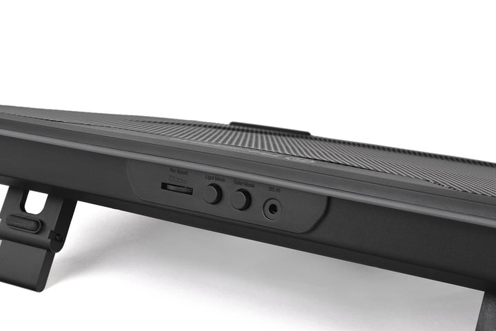 Massive 20 RGB Steel Mesh Panel Single 200mm Fan 10-19 Laptop Notebook Cooling Pad CL-N014-PL20SW-A