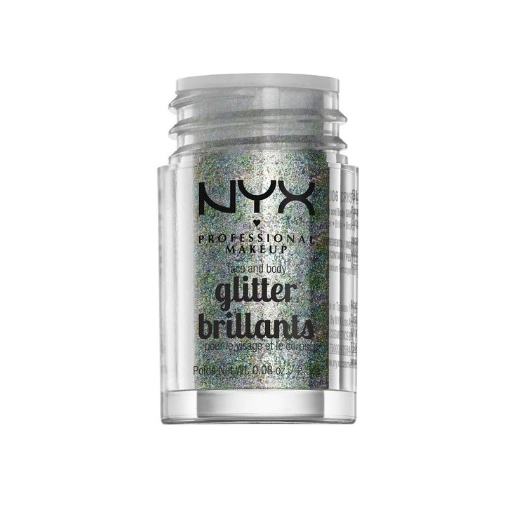 PROFESSIONAL MAKEUP Face & Body Glitter, Crystal, 0.08 Ounce