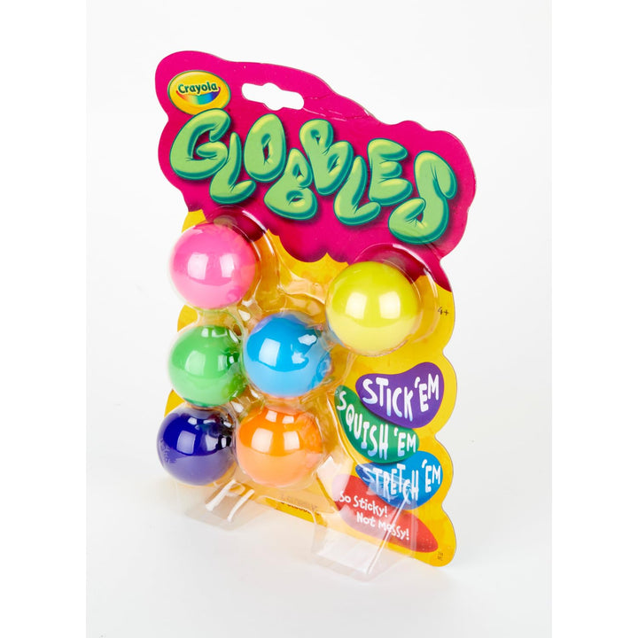 Globbles Fidget Toy (6ct), Sticky Fidget Balls, Squish Gift for Kids, Sensory Toys for Kids, Stress Toy, Ages 4, 5, 6