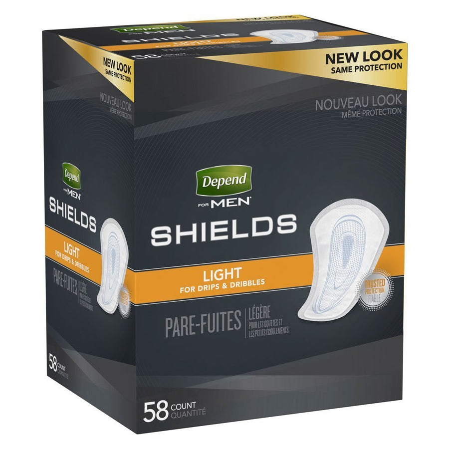 Shields for Men, Case/174, 58 Count (Pack of 3)