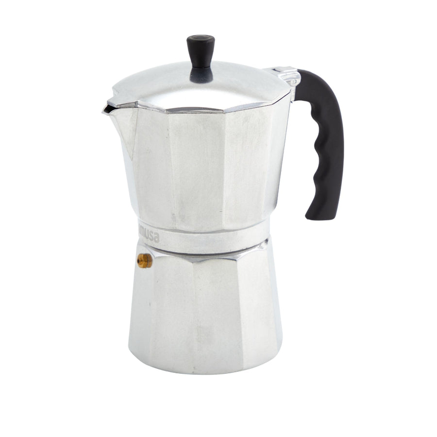 USA Aluminum Stovetop 6-cup Espresso Maker (B120-43V), Silver