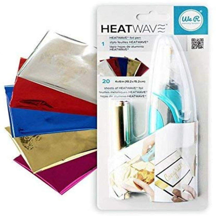 30 Piece We R Memory Keepers Heatwave Pen Foil, 4 X 6-inch, Multicolor, Multi, Count