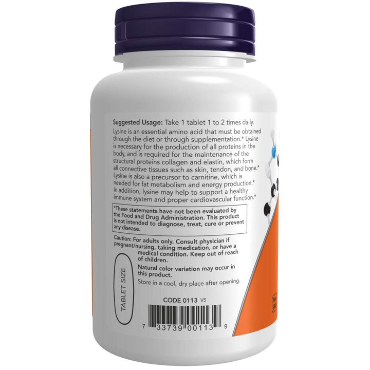 L-Lysine 1000mg, 100 Tablets (Pack of 2)