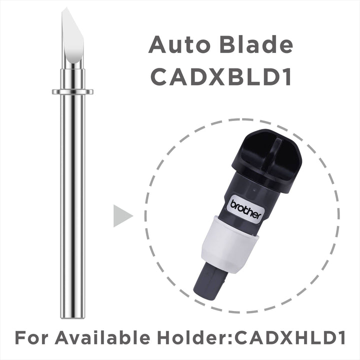 2 Pack Auto Blade CADXBLD1 for Brother ScanNCut DX, Using Higher Strength Tungsten Steel Material,Cut Materials 0.1-3mm 1