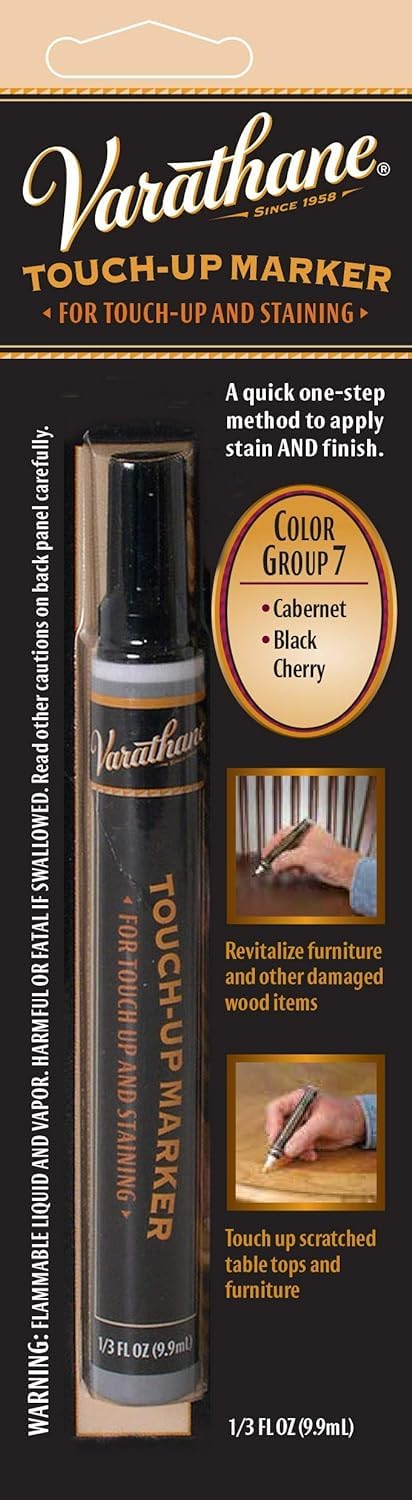 Varathane 215358 Wood Stain Touch-Up Marker For Cabernet, Bl