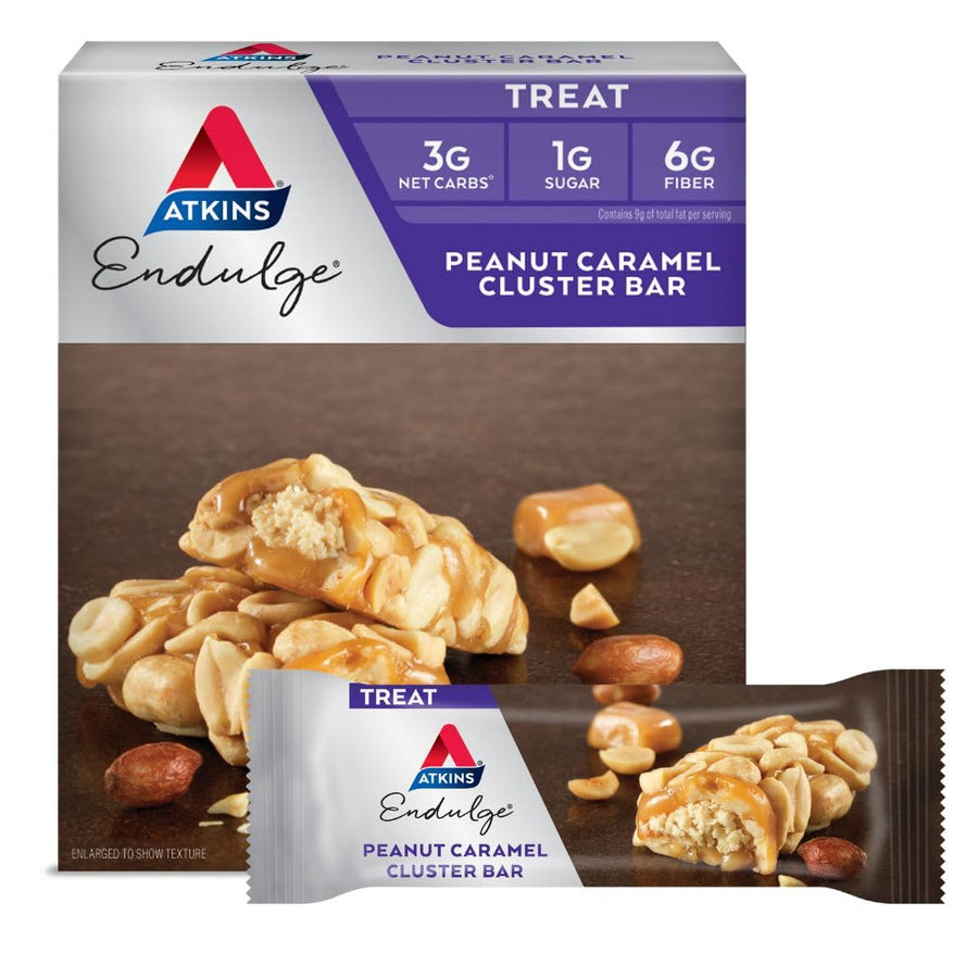 Atkins - Endulge Bar - Peanut Caramel Cluster - 5 Ct