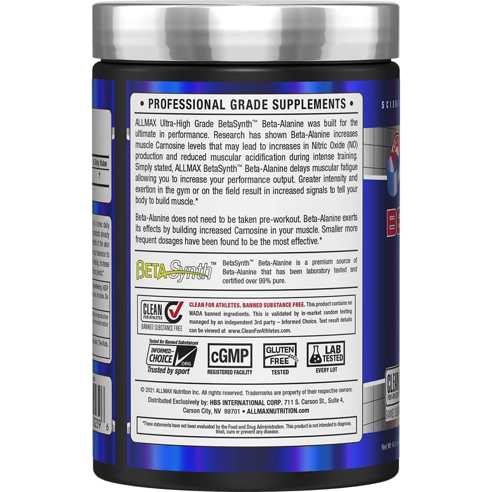 Beta-Alanine, 14.11 oz (400 g)