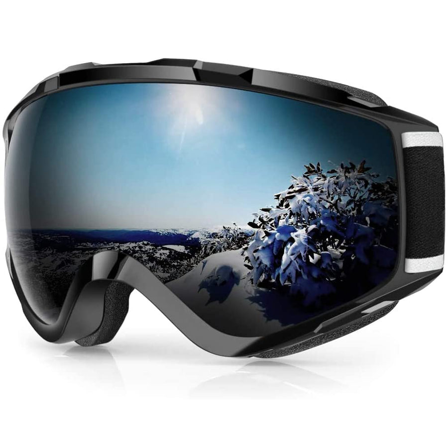 Ski Goggles OTG - Over Glasses Snow/Snowboard Goggles for Men, Women & Youth - 100% UV Protection