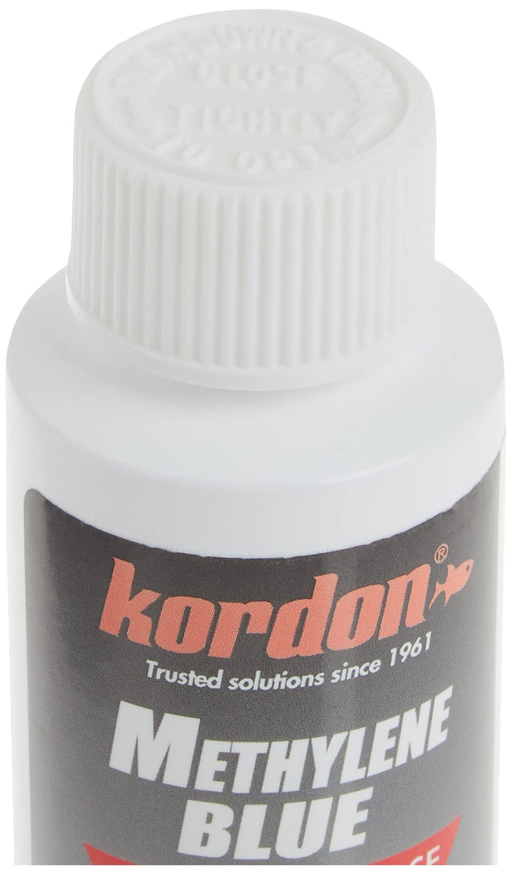 Methylene Blue Disease Preventative – Safe for Freshwater & Saltwater Aquariums, Prevents Fungal Infections & Treats Parasites, Reduces Fish Stress, 4-Ounces
