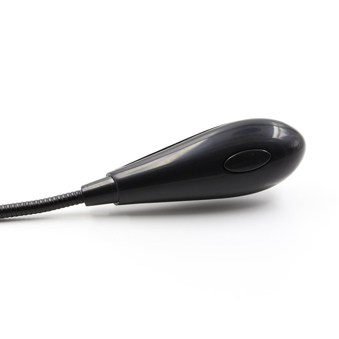 ® Bright LED USB Lamp Light Reading Lamp for Laptop Flexible Neck Black