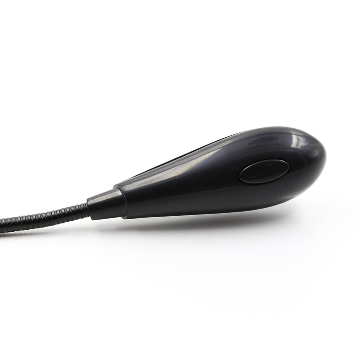® Bright LED USB Lamp Light Reading Lamp for Laptop Flexible Neck Black
