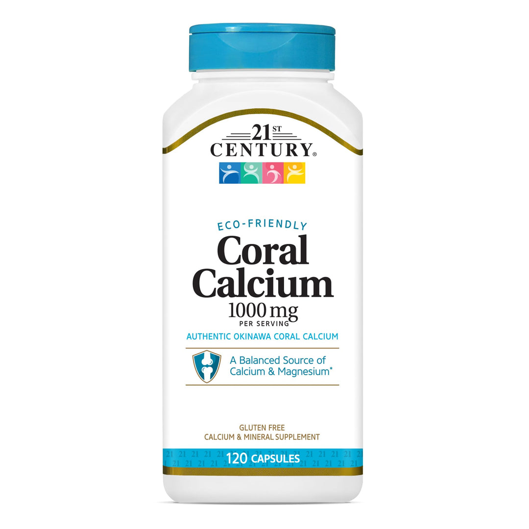 Coral Calcium Capsules, 1000 mg, 120 Count (22777)