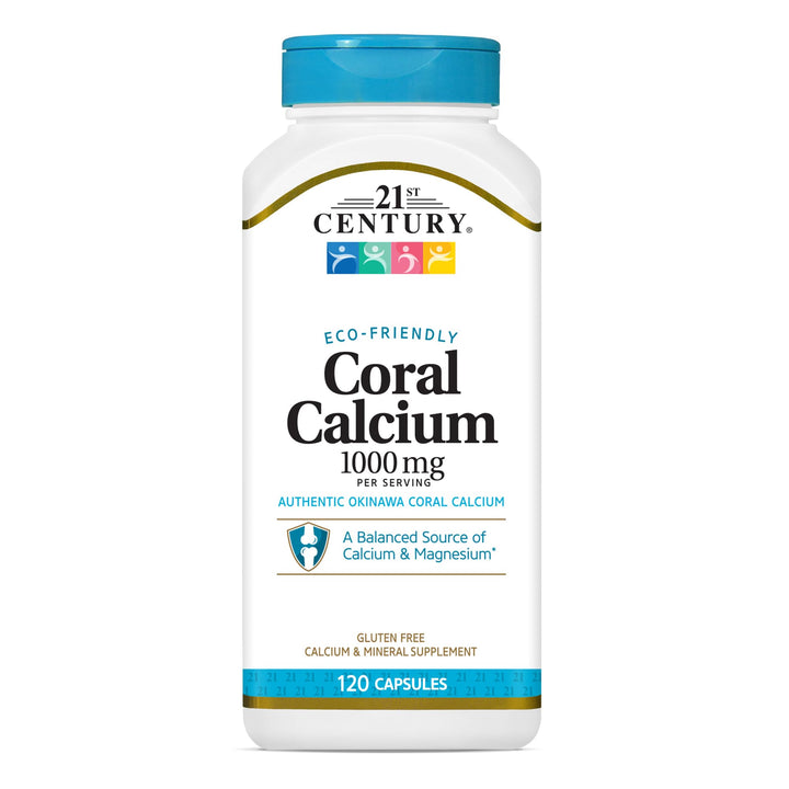 Coral Calcium Capsules, 1000 mg, 120 Count (22777)