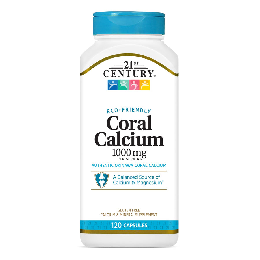 Coral Calcium Capsules, 1000 mg, 120 Count (22777)
