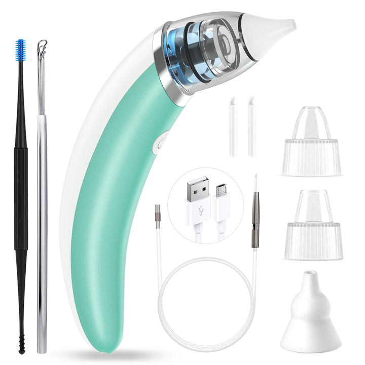 Ear Vacuum Wax Remover, 5 Levels Electric Ear Wax Removal, USB Charge Ear Wax Vacuum, Multifunctional Ear Cleaner, Reusable Ear Wax Removal Tool, Ear Wax Remover Suction for Adults and Kids