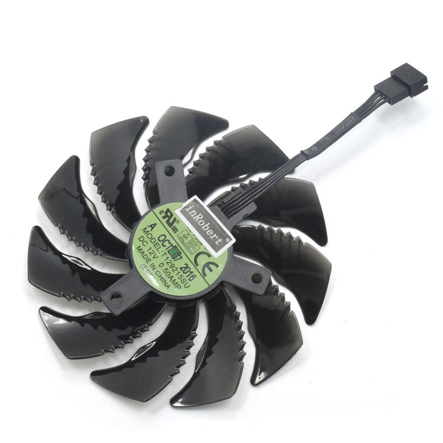 88mm T129215SU Graphics Card Cooling Fan Replacement for Gigabyte GTX 1050 Ti RX 480 470 570 580 GTX 1060 G1 Gaming Cooler (Fan-A)