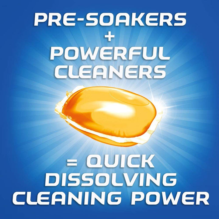 All in 1 Gelpacs Orange, Dishwasher Detergent Tablets 84 count