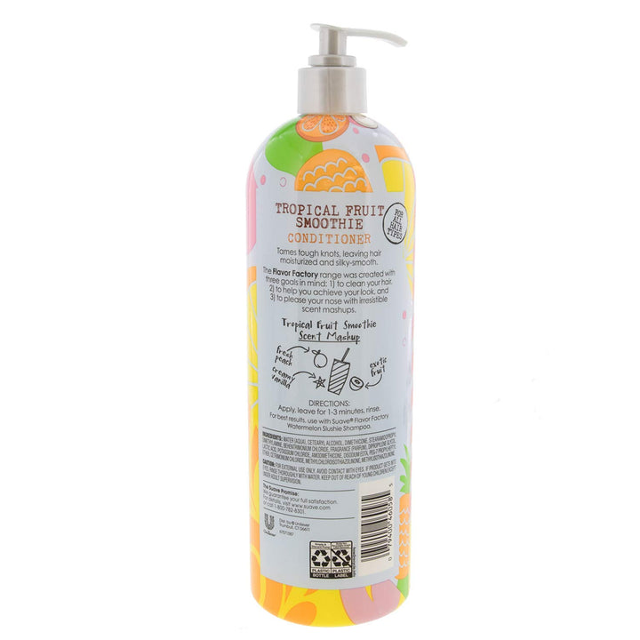 SUAVE HAIR Flavor Factory Tropical Fruit Smoothie Conditioner 20 oz