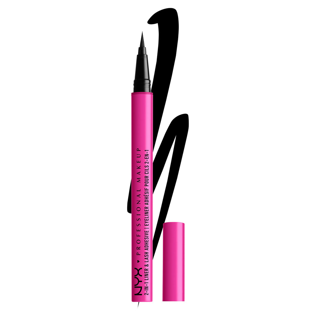 PROFESSIONAL MAKEUP Jumbo Lash! 2-In-1 Eyeliner & Lash Adhesive - Baddest Black