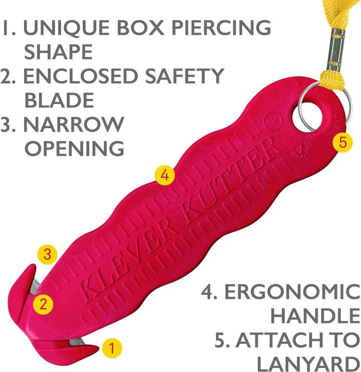 K - RED Cutters, Red, Pack of 10