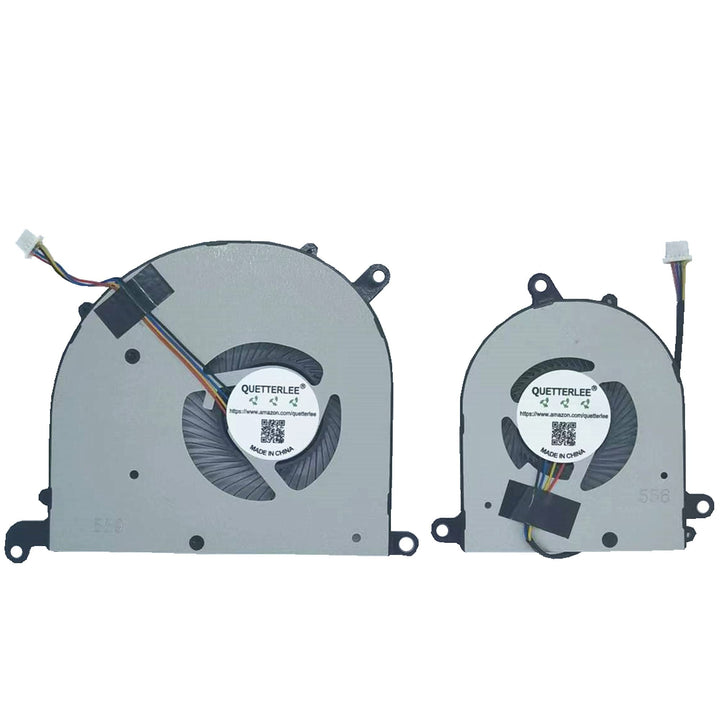 Replacement New Laptop CPU + GPU Cooling Fan for MSI Modern PS63 8RC PS63 8M MS-16S1 MS-16S2 Series BS5005HS-U3J 16S1-CPU BS5005HS-U3I 16S1-GPU DC5V 0.50A Fan