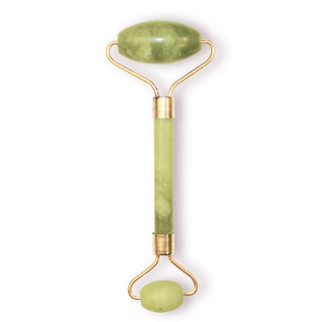 Jade Roller, Jade Stone Double Head Facial Jade Roller, Perfect for Relaxing