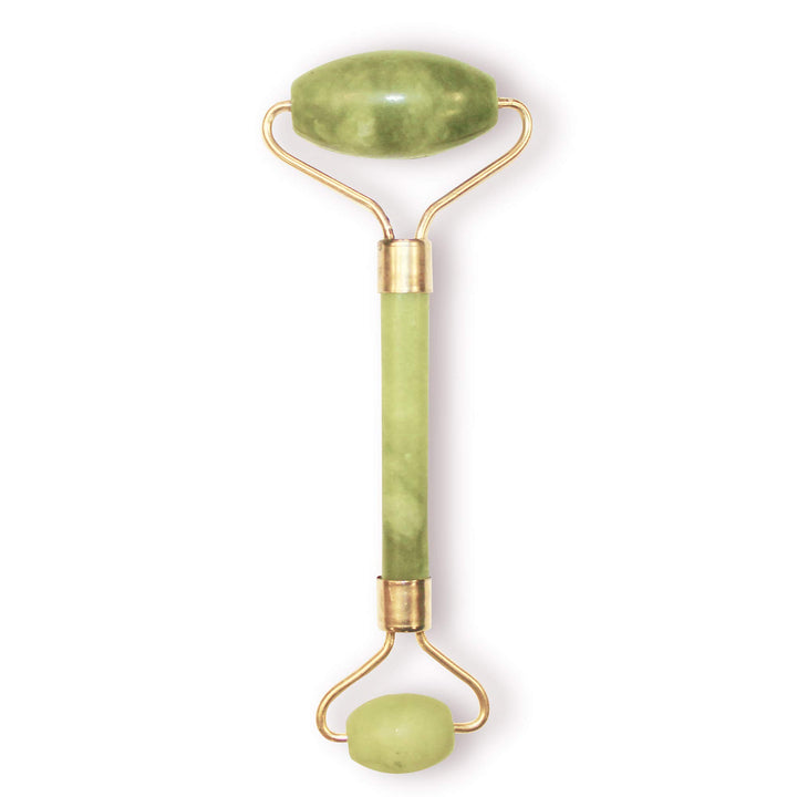 Jade Roller, Jade Stone Double Head Facial Jade Roller, Perfect for Relaxing