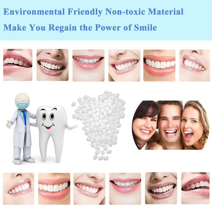 Tooth Repair Kit-Thermal Beads for Filling Fix The Missing and Broken Tooth or Adhesive The Denture Fake Teeth