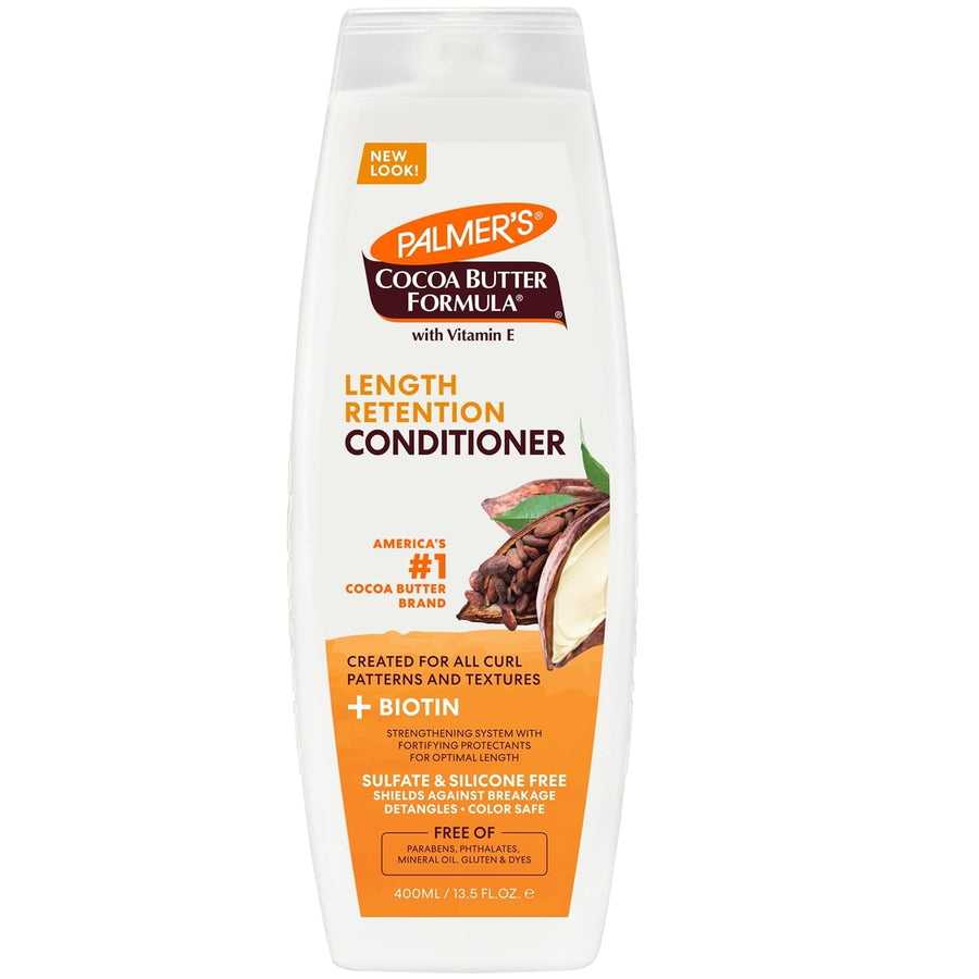 Cocoa Butter & Biotin Conditioner for Length Retention, Strengthening& Enhanced Shine - 400ml