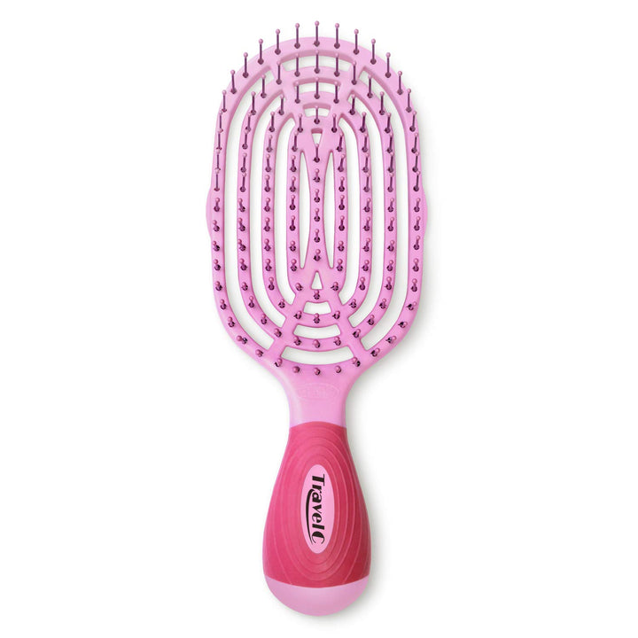 NuWay® U.S. Patented Vented TravelC® for All Hair Types is Hair Dryer Safe (Pink)