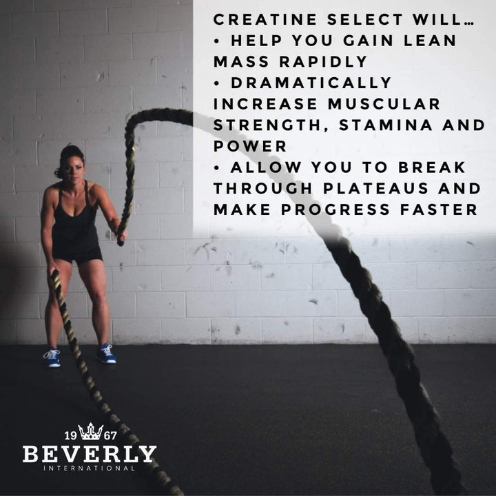 Creatine Select with Phosphates, 40 Servings. A Fail-Proof Creatine Monohydrate Formula. Boost Muscle Size, Strength, Endurance and Recovery. for Men and Women. Tastes Like Tang
