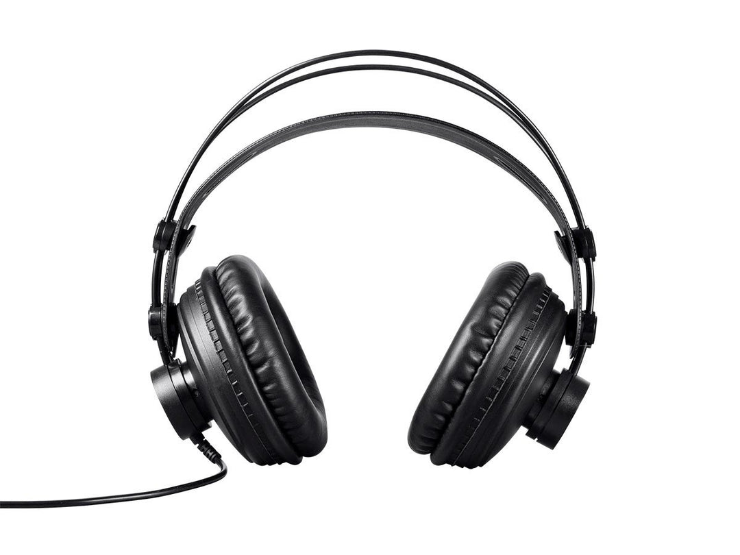 - 116150 Modern Retro Over Ear Headphones with Ultra-Comfortable Ear Pads Perfect for Mobile Devices, HiFi, and Audio/Video Production Black