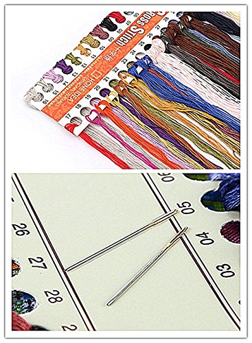 Stamped Cross Stitch Kits Preprinted Pattern Full Range of Embroidery Starter Kits for Beginner Adults Religious Figure (Stamped 14CT)