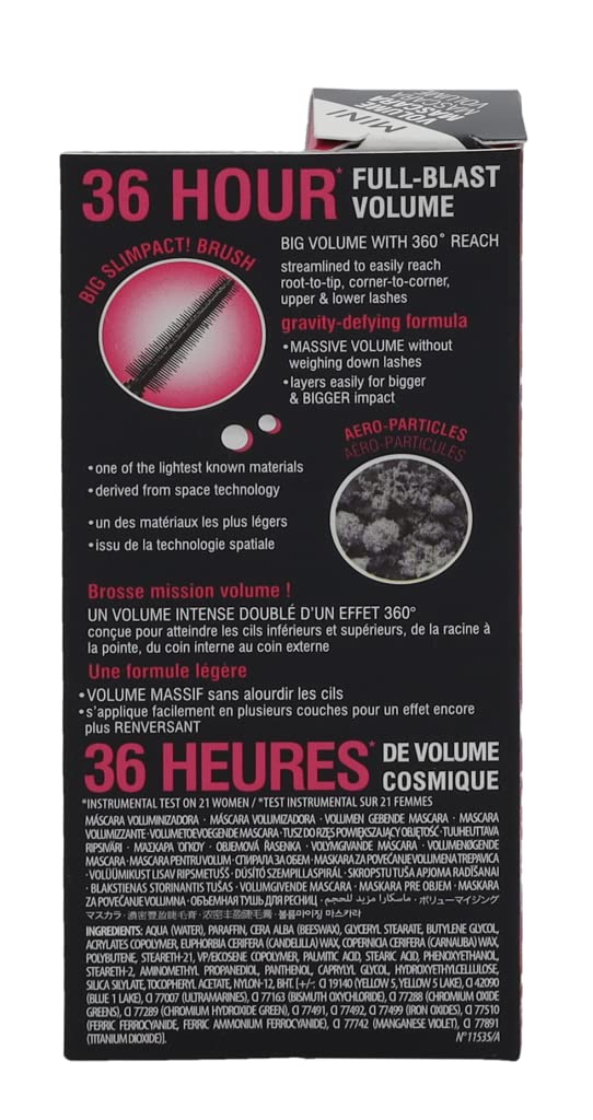 BADgal Bang! 36-Hour Full-Blast Volumizing Mascara Mini Black
