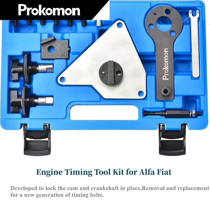 Engine Timing Belt Tools Kit; Engine Camshaft Crankshaft Locking Tool Compatible for Alfa Romeo Fiat Multiair 1.4 L