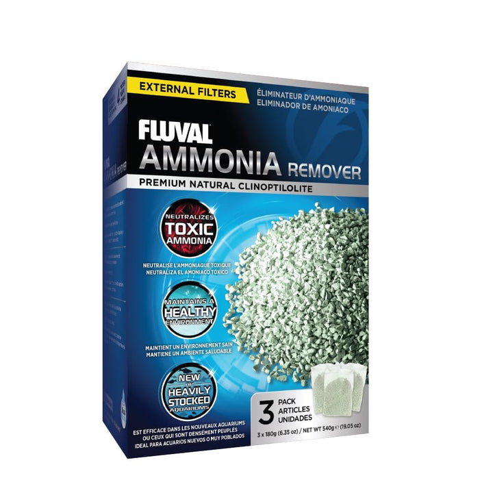 Ammonia Remover, Chemical Filter Media for Freshwater Aquariums, 3-Pack