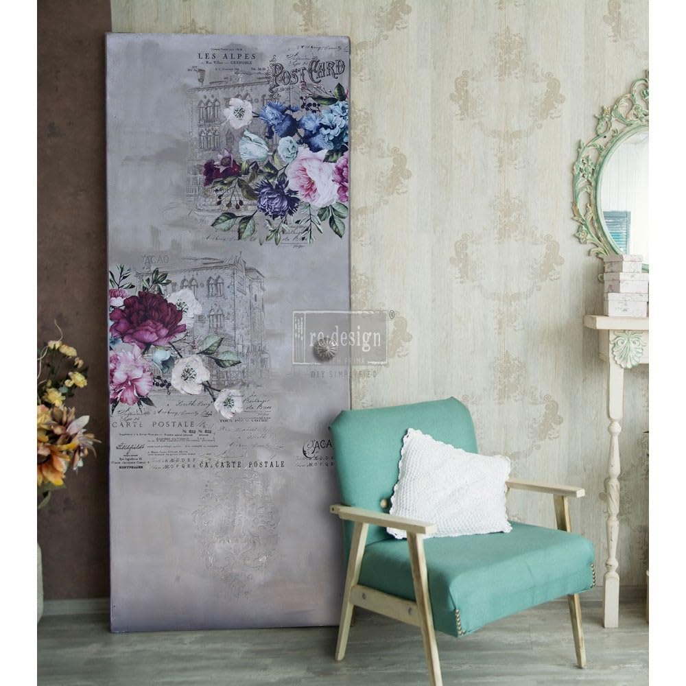 Redesign DÉCOR TRANSFERS® – Imperial Garden Size 44x30, Cut INTO 6 Sheets 655350635534 Rub on Transfer for Wall or Furniture Decoration