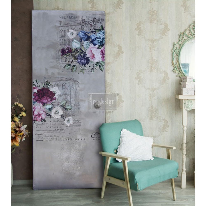 Redesign DÉCOR TRANSFERS® – Imperial Garden Size 44x30, Cut INTO 6 Sheets 655350635534 Rub on Transfer for Wall or Furniture Decoration