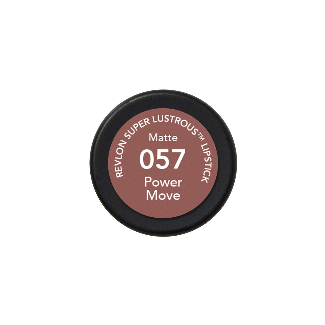 Revlon Super Lustrous Matte Lipstick, Power Move, 1 Count