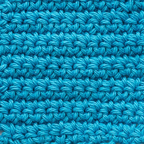 Sugar 'N Cream The Original Solid Yarn, 2.5oz, Medium 4 Gauge, 100% Cotton - Hot Blue - Machine Wash & Dry