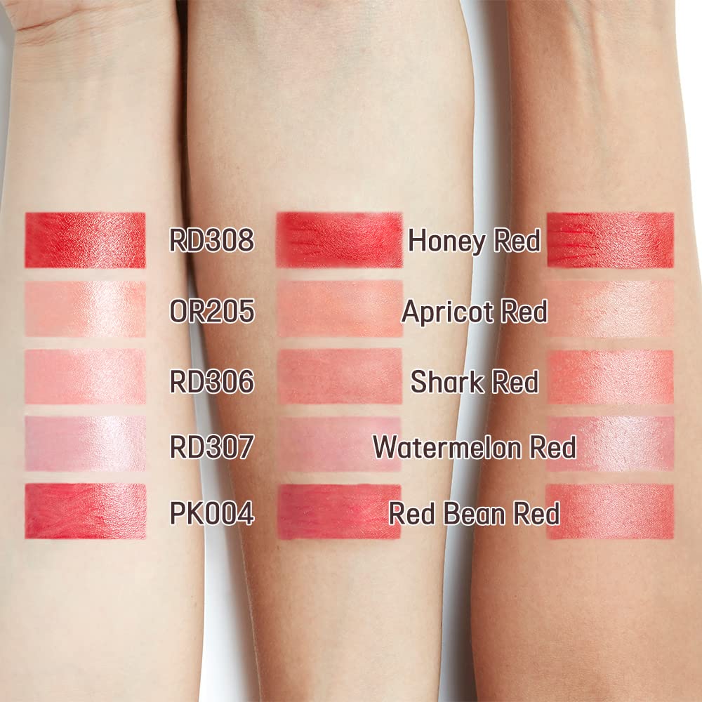 Dear Darling Ice Cream Water Gel Lip and Cheek Tint | Long Lasting, Waterproof, Smudgeproof |Korean Makeup|RD307,Red - 4.5g
