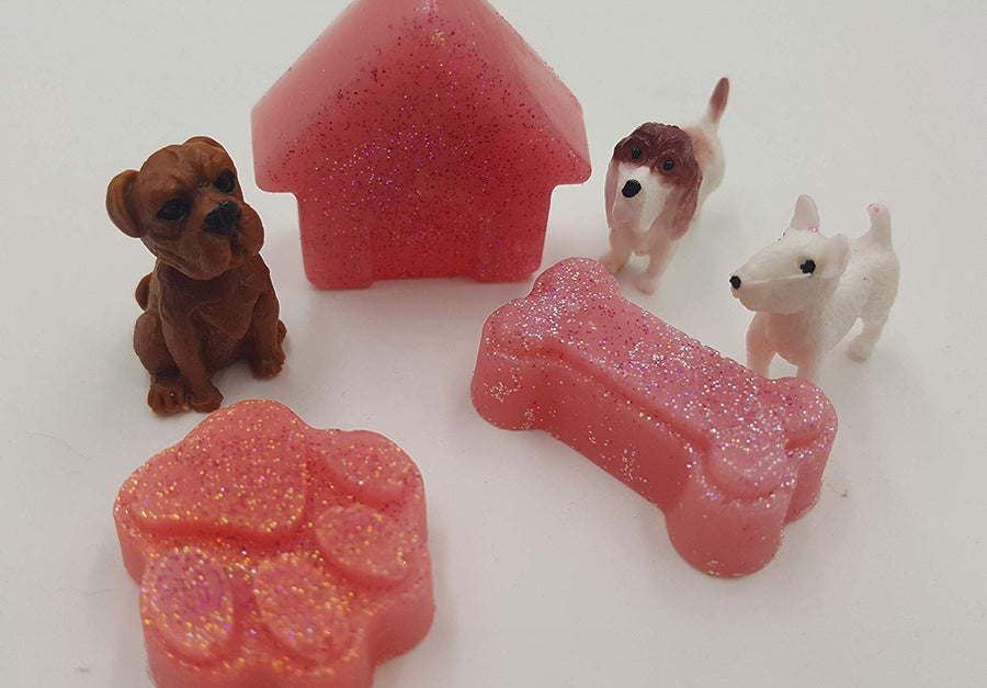 1 ADOPT-A-PUPPY BATH BOMB for kids with ADORABLE XL bath bomb with surprise puppy inside, USA Made, Handmade, Natural Bath Bomb, Birthday Gift idea for Kids, Spa Parties